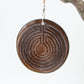 Labyrinth Suncatcher from an Upcycled Wine Bottle