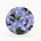 Native Iris Flowers 3 inch Round Premium Vinyl Sticker