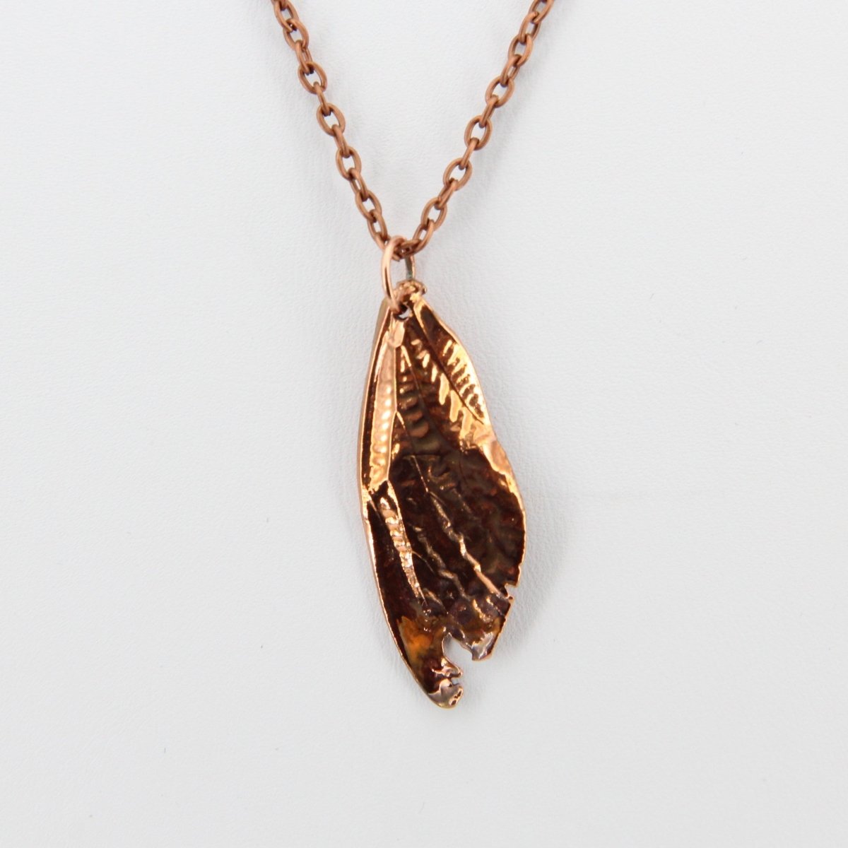 Real Cicada Wing Jewelry, Brood X, Copper Electroformed Pendant, Gift for Nature Lover, Fairy Wing Pendant