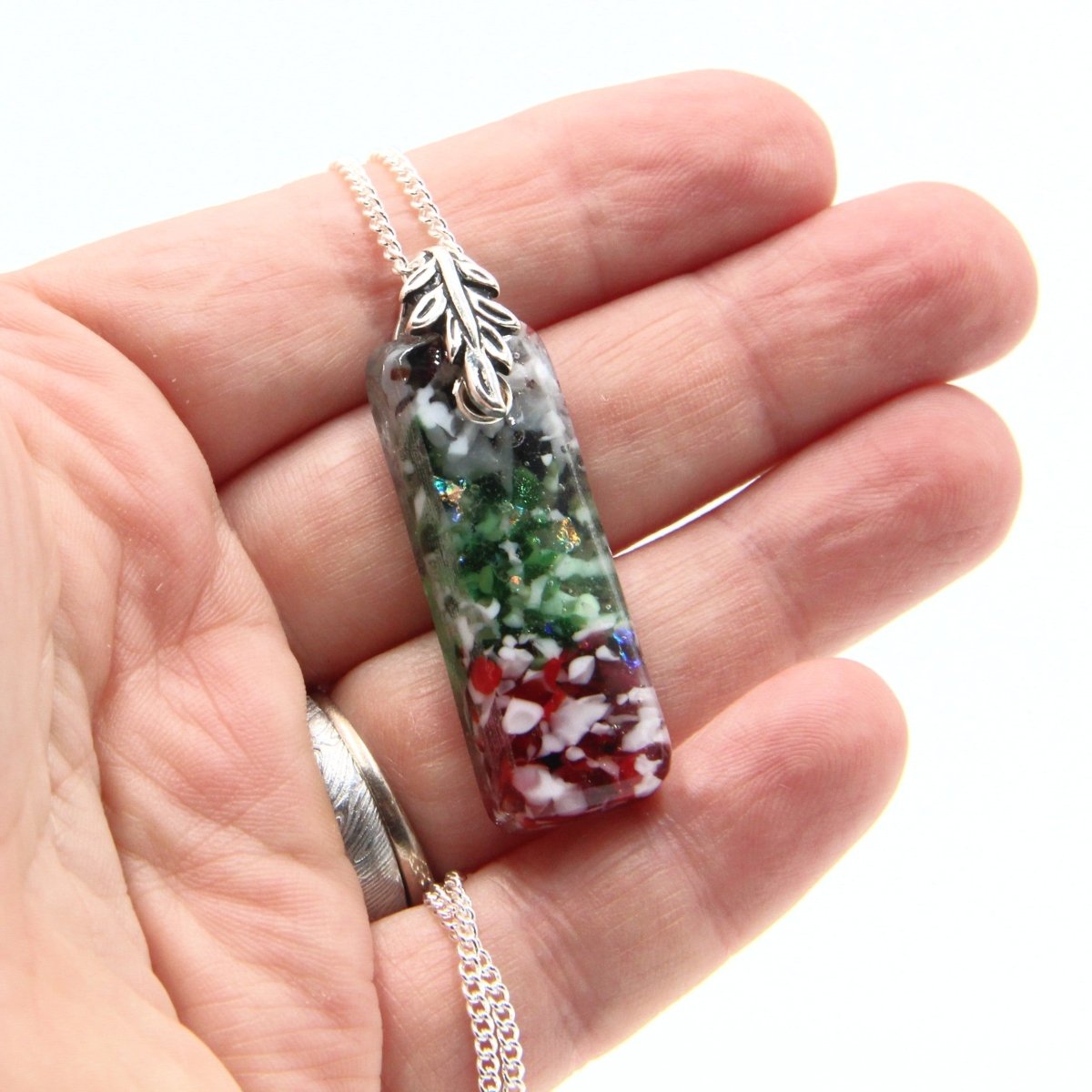 Red and Green Pendant