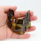 Small Aquarium Fish Cave , Fish Tank Decor, Upcycled Glass, Pleco Cave