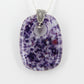 Speckled Purple Glass Pendant