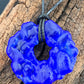 Upcycled Glass Jewelry, Blue Statement Pendant Necklace, Recycled Glass, Gift for Wine Lover, Glass Bottle Art
