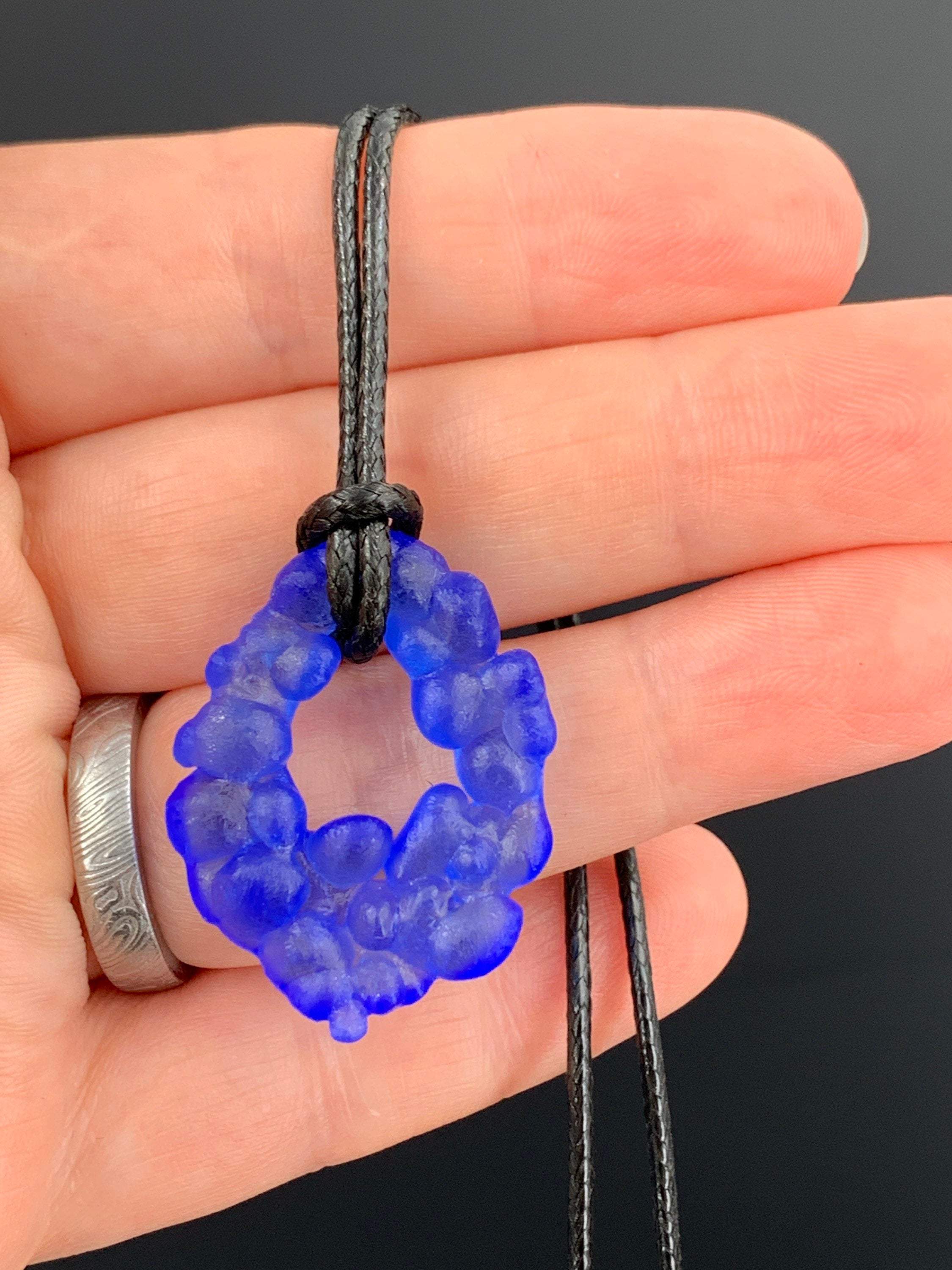 Blue hot sale jade pendant