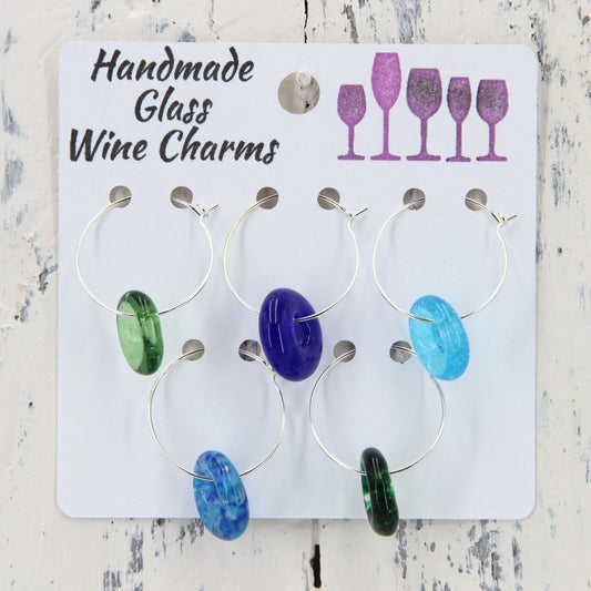 Wine Glass Makers with Handmade Glass Charms