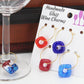 Wine Glass Makers with Handmade Glass Charms